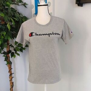 Champion Gray Logo T-Shirt